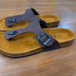 Smooth T-Strap Sandals - Baby Pink