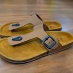 Smooth T-Strap Sandals - Skin Color