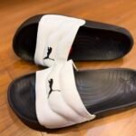 Puma Slide Sandals - Full White