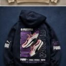 Classic Puma Hoodie - Dark Blue